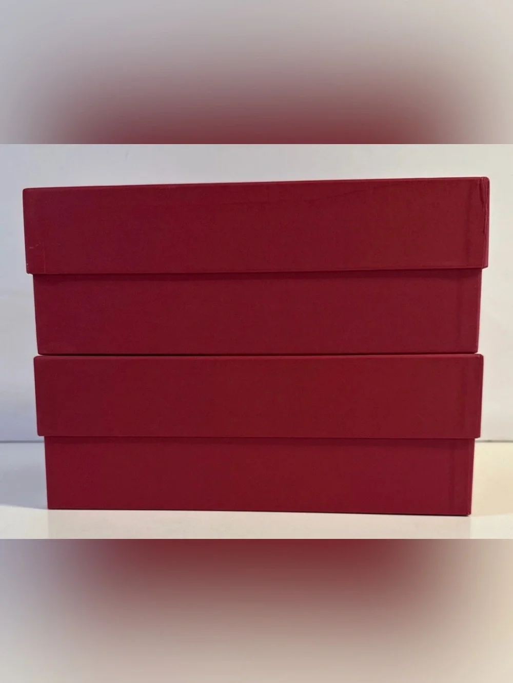 *Lot of 2 Valentino Garavani 100% Authentic Red Empty Shoe Gift Box w/ Dust Bag
